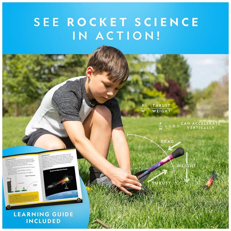 National-Geographic-Air-Rocket-Toy-Refill-5-LED-LightUp-Air-Imagem-5