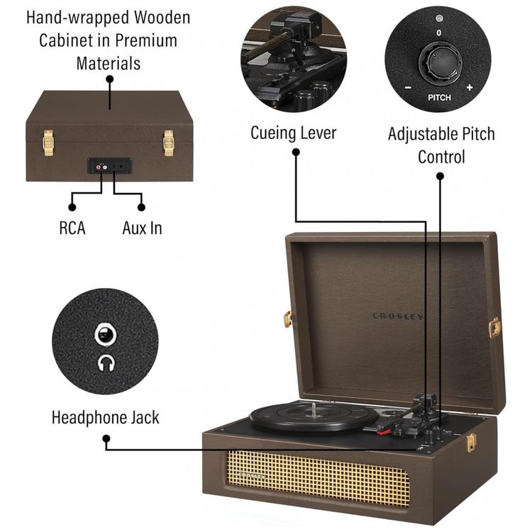 Toca-discos-portatil-vintage-Crosley-CR8017BCO-Voyager-Imagem-2