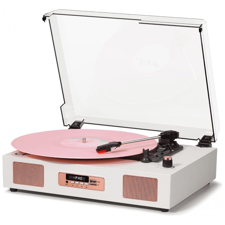 Toca-discos-de-Vinil-Vintage-Wireless-Bluetooth-Imagem-0