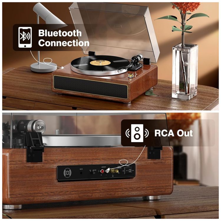 Toca-discos-All-in-One-com-Alto-falantes-Integrados-Imagem-2