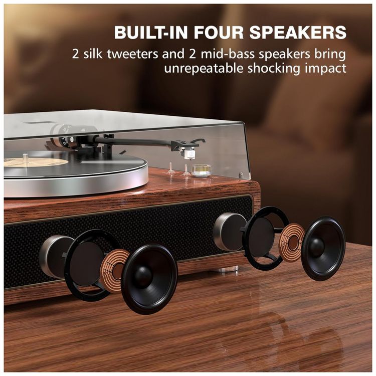 Toca-discos-All-in-One-com-Alto-falantes-Integrados-Imagem-4