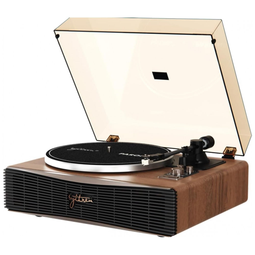 Toca-Discos Vintage Paron para Discos de Vinil com Alto-Falantes Integrados Bluetooth,Syitren