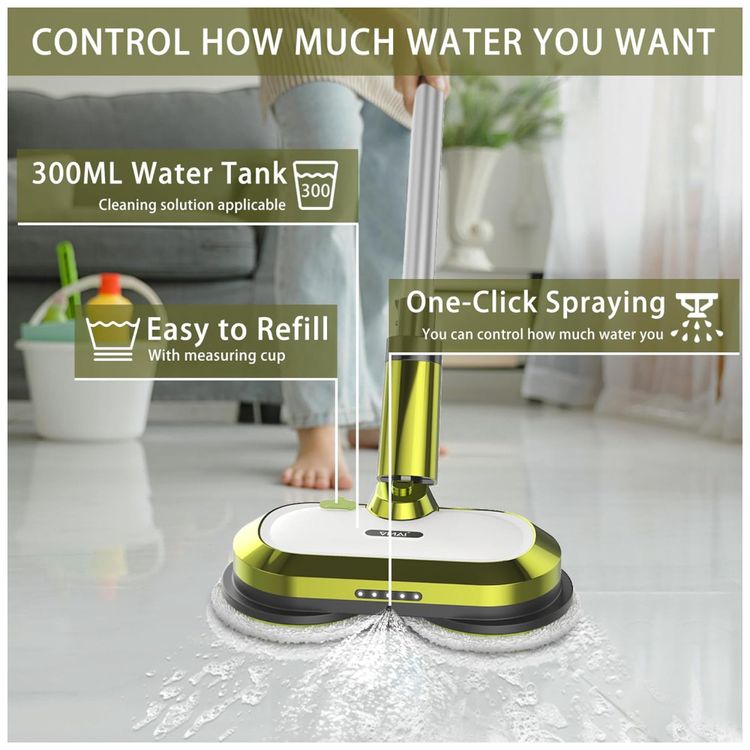 Esfregao-Mop-Eletrico-sem-Fio-a-Bateria-Tanque-de-300-mL-Imagem-5