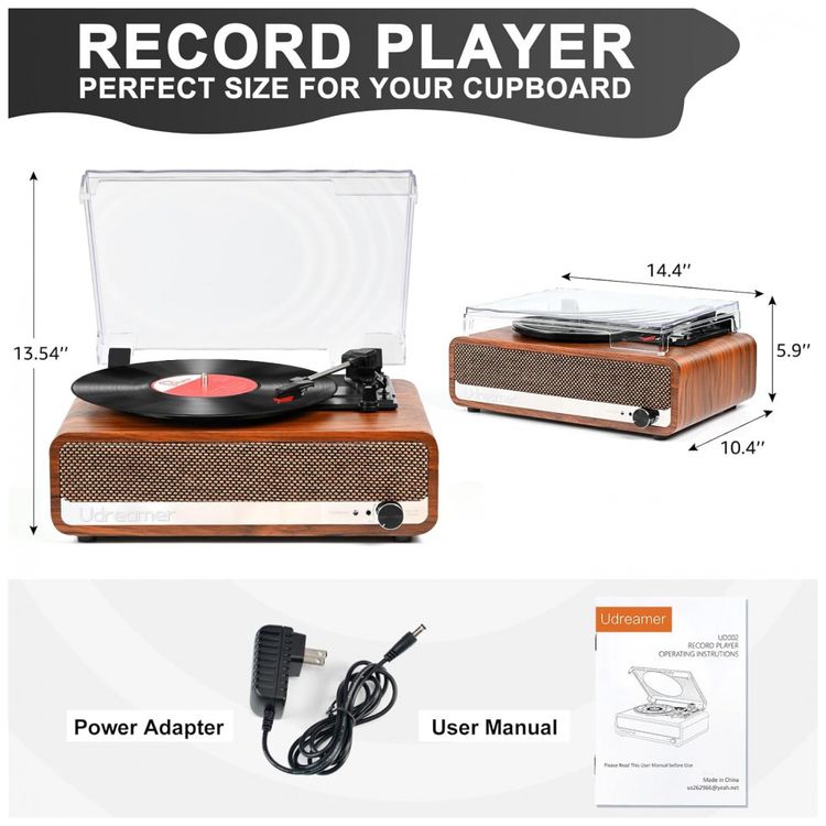Toca-Discos-de-Vinil-com-Alto-Falantes-Aprimorados-Imagem-5