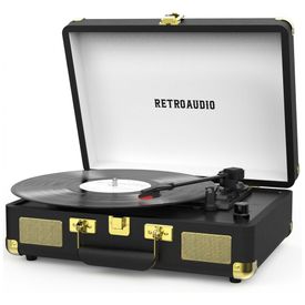Toca-discos-de-Vinil-Portatil-Retro-com-Bluetooth-3-Imagem-0