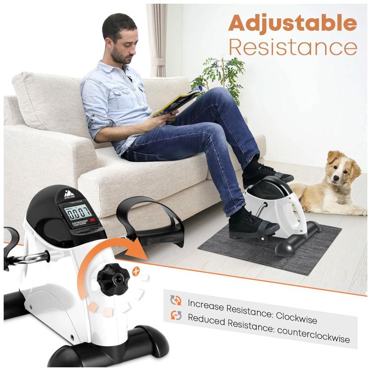 Mini-Exercise-Bike-AGM-Under-Desk-Bike-Pedal-Exerciser-Foot-Imagem-2