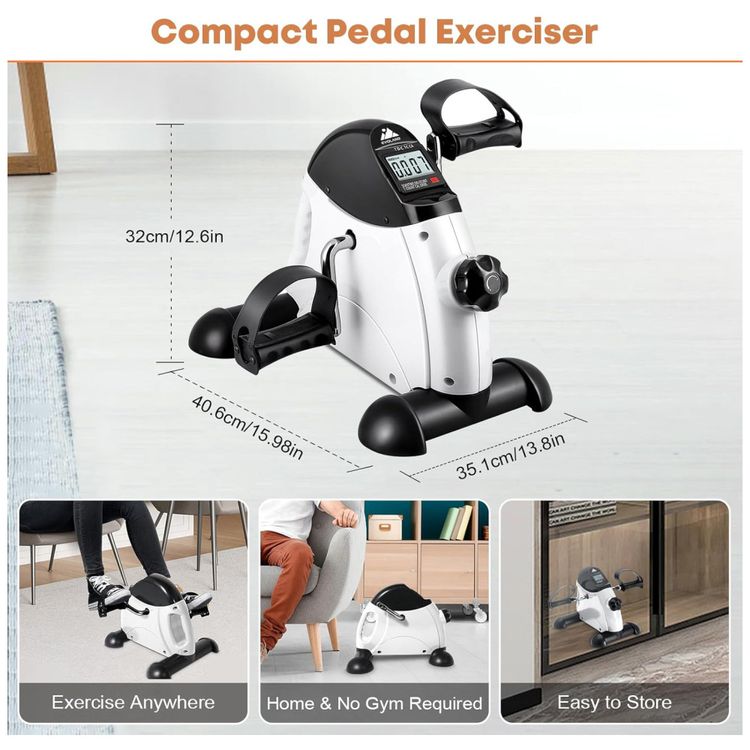 Mini-Exercise-Bike-AGM-Under-Desk-Bike-Pedal-Exerciser-Foot-Imagem-3