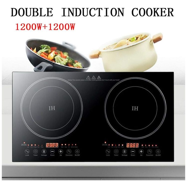 Cooktop-Eletrico-de-Inducao-de-Bancada-com-Queimador-Duplo-Imagem-1