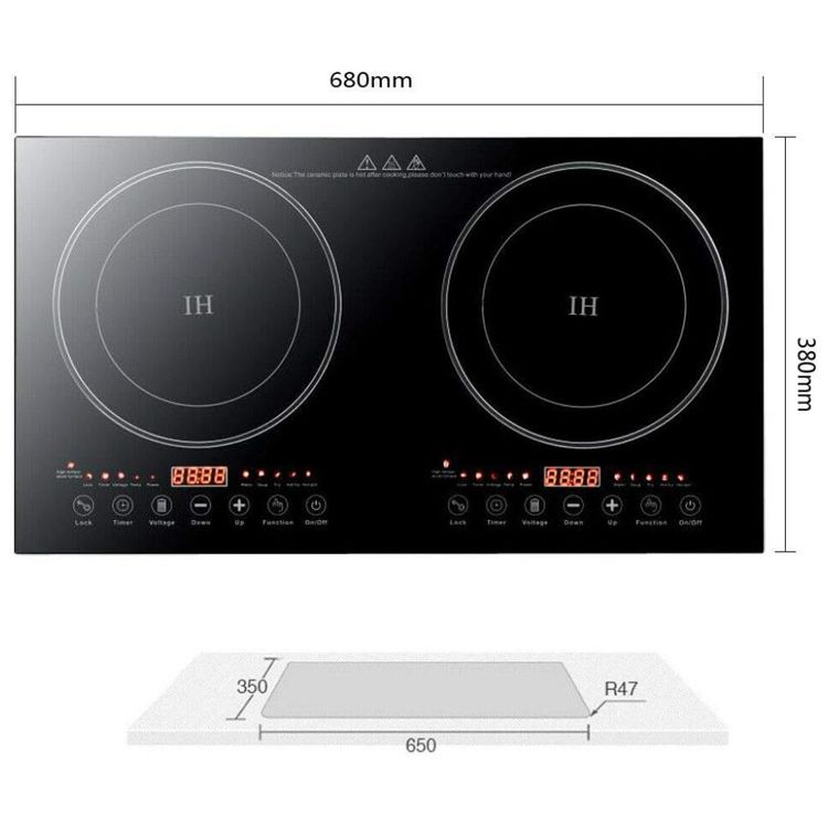 Cooktop-Eletrico-de-Inducao-de-Bancada-com-Queimador-Duplo-Imagem-4