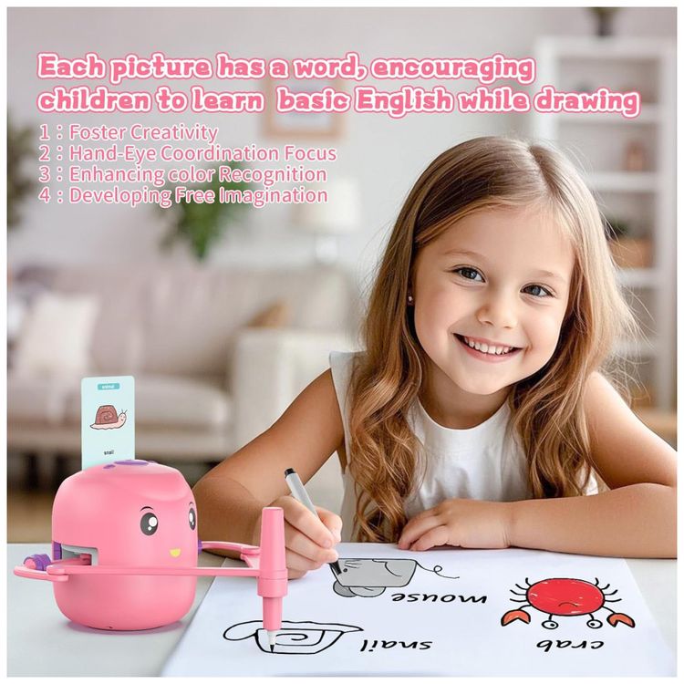 Robo-Interativo-de-Desenho-Educacional-para-Criancas---Imagem-2