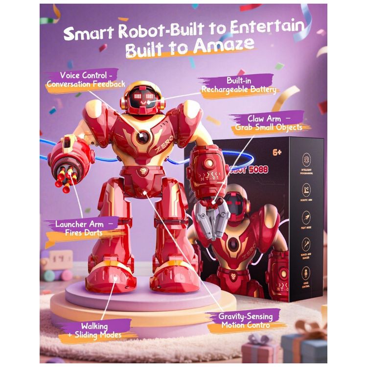 Robo-Inteligente-Holyton-5088-para-Criancas-Imagem-8
