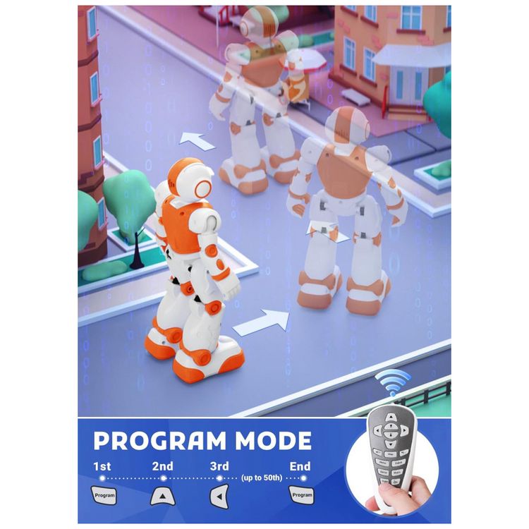 Brinquedo-Robo-para-Criancas-Robo-Inteligente-Programavel-Imagem-5