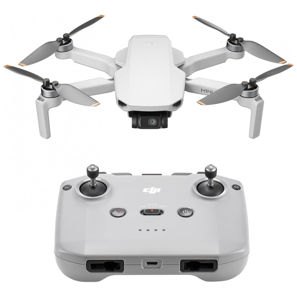 DJI Mini 4K: Drone com Câmera 4K UHD para Adultos, 249 g, Estabilização 3 Eixos, Transmissão de Vídeo 10km, Retorno Automático