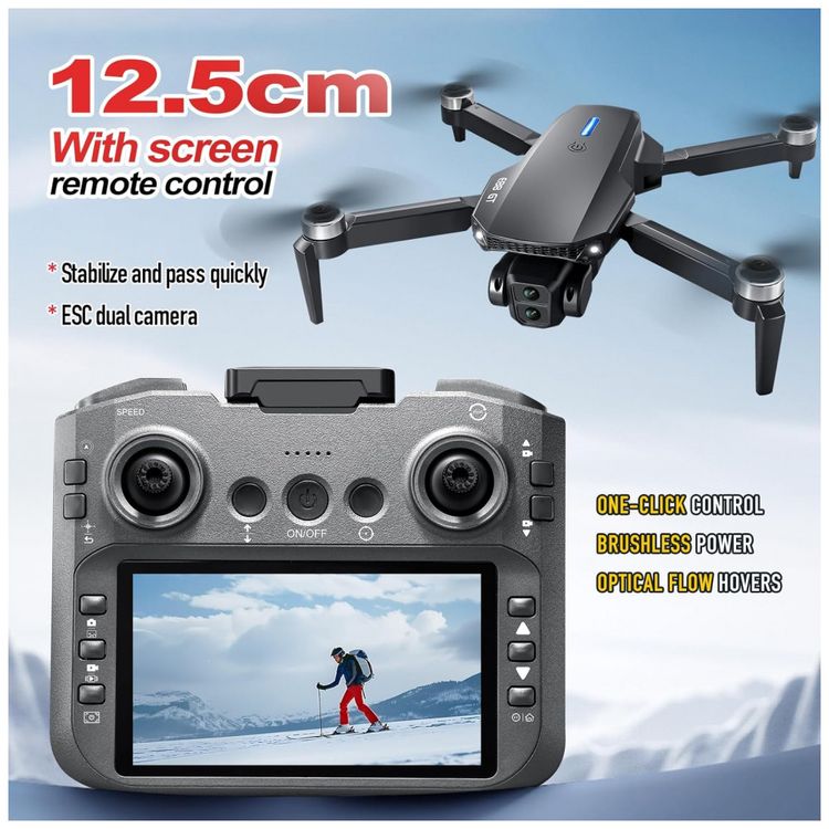 Drone-E88-GT-com-Tela-Motor-Sem-Escova-Localizacao-por-Imagem-1