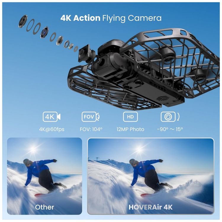 HOVERAir-X1-PRO--Camera-de-Acao-4K-Flying-Drone-Dobravel-Imagem-1
