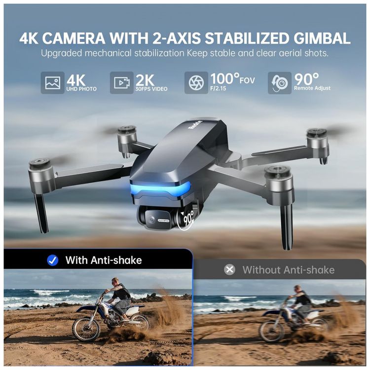 Drone-com-Camera-4K-GPS-Leve-e-Dobravel-para-Iniciantes-Imagem-1