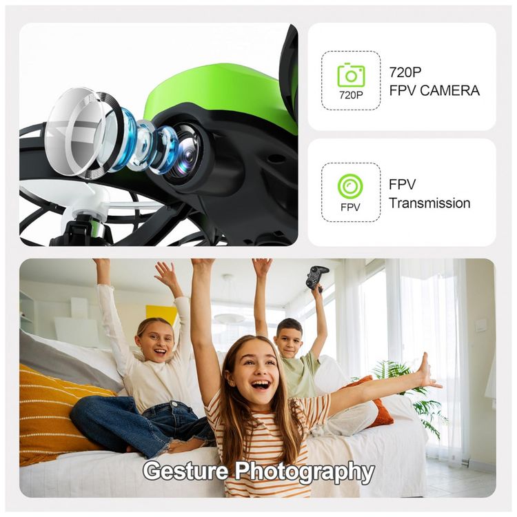 Mini-Drone-Infantil-com-Camera-Brinquedo-RC-para-Meninos-Imagem-1