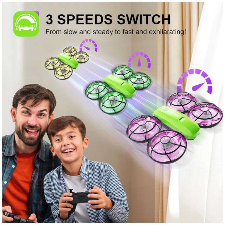 Mini-Drone-Infantil-com-Camera-Brinquedo-RC-para-Meninos-Imagem-4