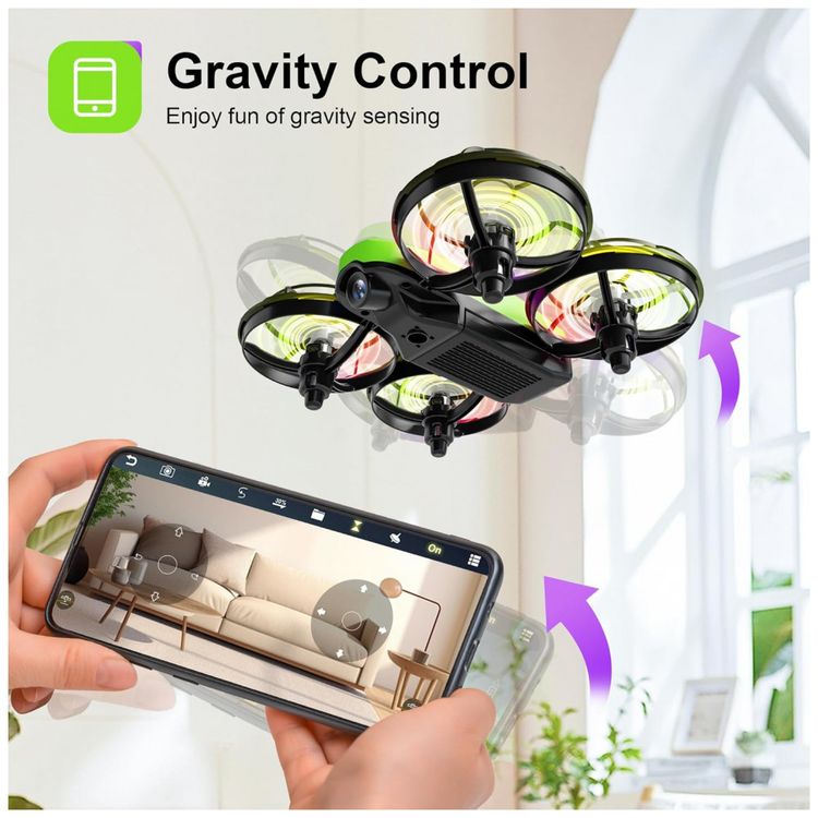 Mini-Drone-Infantil-com-Camera-Brinquedo-RC-para-Meninos-Imagem-5
