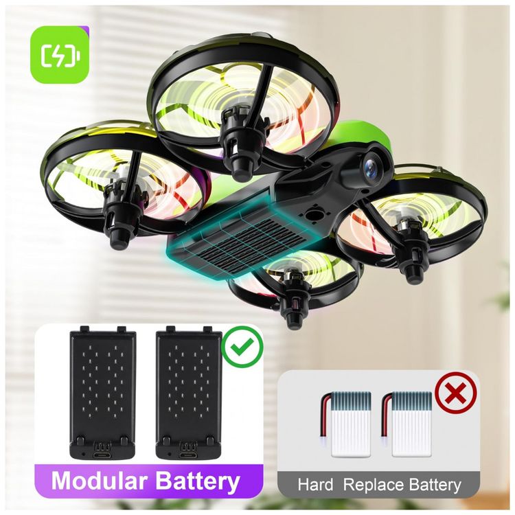 Mini-Drone-Infantil-com-Camera-Brinquedo-RC-para-Meninos-Imagem-6