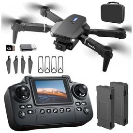 Drone-E88-com-Controlador-de-Tela-Cartao-SD-Imagem-0