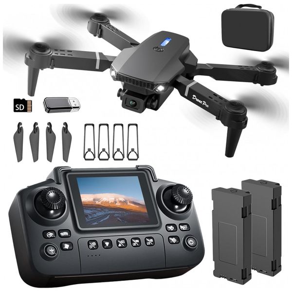 Drone-E88-com-Controlador-de-Tela-Cartao-SD-Imagem-0