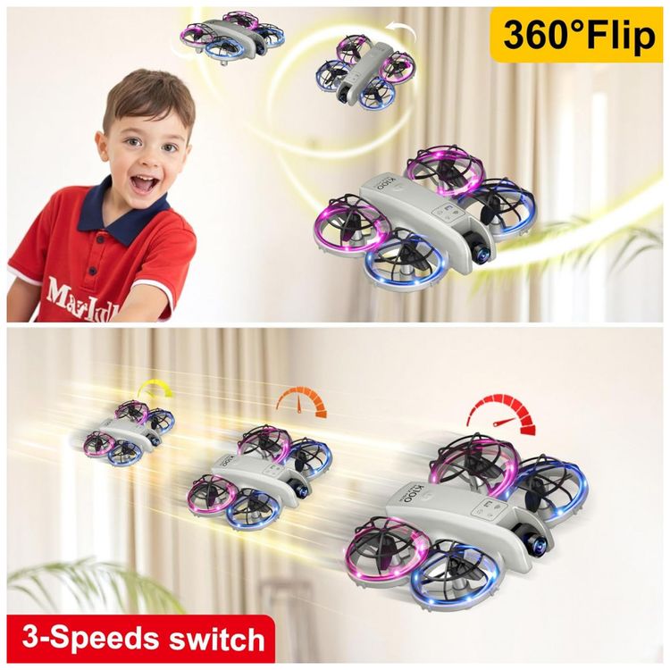 Mini-Drone-K100Max-com-Camera-para-Criancas-e-Iniciantes-Imagem-3