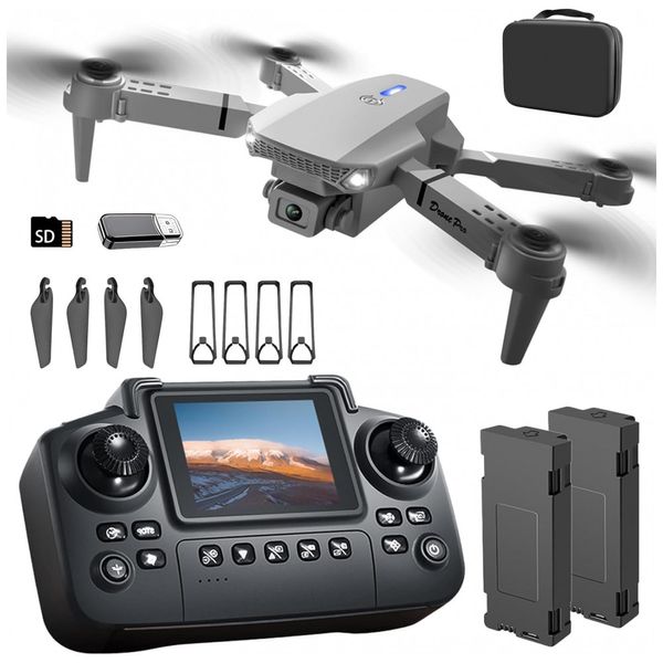 Drone-E88-com-Controlador-de-Tela-Cartao-SD-Imagem-0