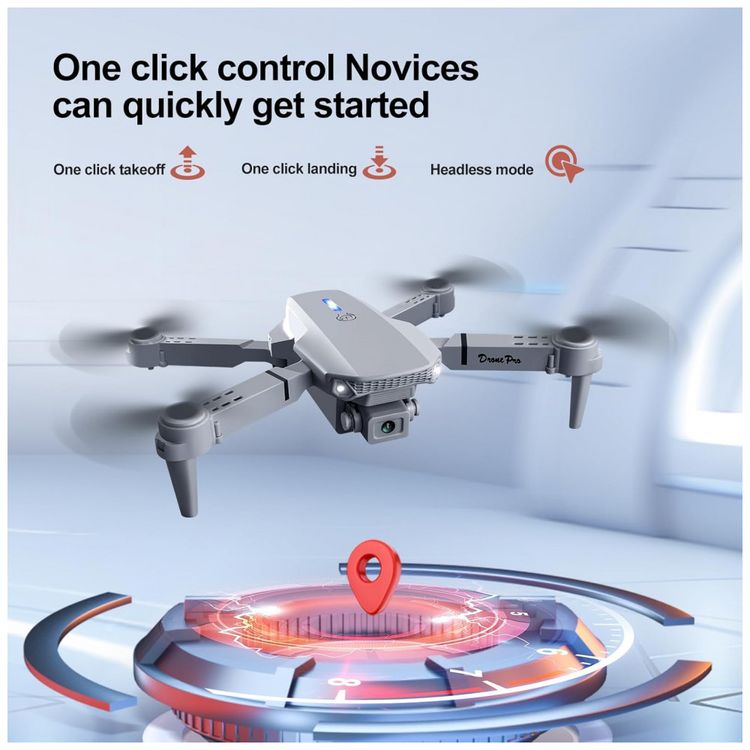 Drone-E88-com-Controlador-de-Tela-Cartao-SD-Imagem-3