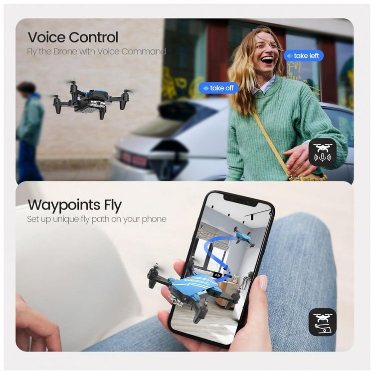 Drone-DEERC-D20-Mini-com-Camera-HD-para-Criancas-Imagem-2