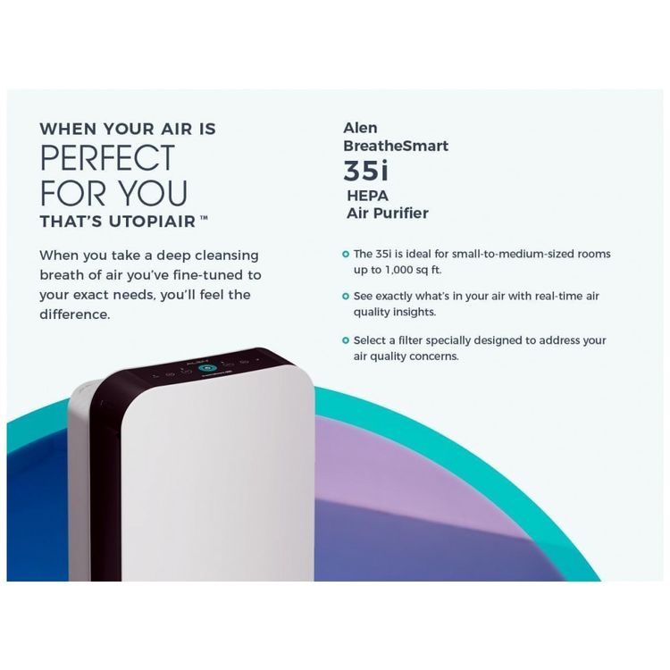Purificador-de-Ar-Alen-BreatheSmart-35i-com-Filtro-HEPA-Puro-Imagem-5