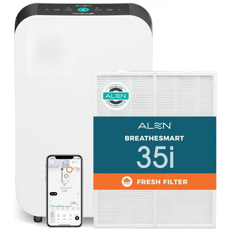 Purificador-de-Ar-Alen-BreatheSmart-35i-com-Filtro-HEPA-Imagem-0