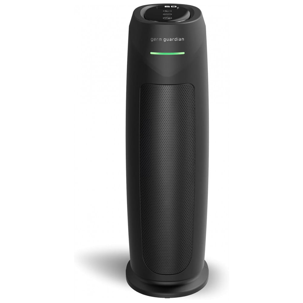 Purificador de Ar GermGuardian HEPA para Casa, Quartos Grandes com Filtro de Ar HEPA PURO, Monitor de Qualidade do Ar Luz UVC