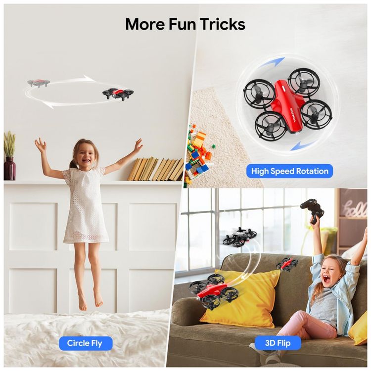 Mini-Drone-TOMZON-A24-para-Criancas-com-Modo-de-Batalha-Imagem-2