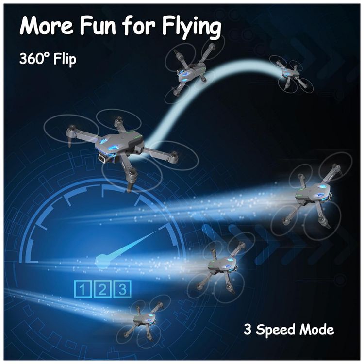 Drone-Wipkviey-T28-Mini-com-Camera-HD-1080P-Imagem-2