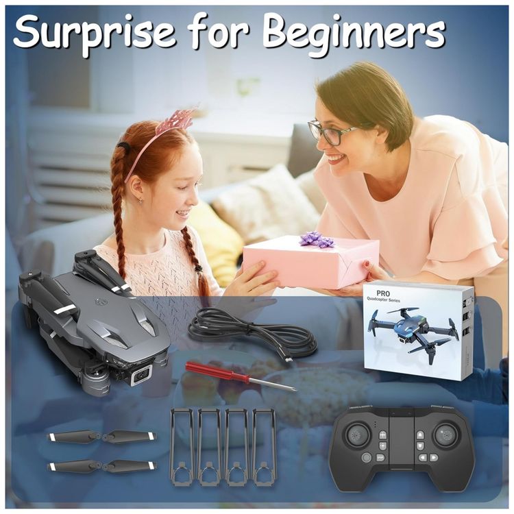 Drone-Wipkviey-T28-Mini-com-Camera-HD-1080P-Imagem-5