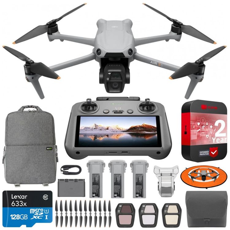 Drone-DJI-Air-3S-Fly-More-Combo-com-Controle-Remoto-de-2-Imagem-0