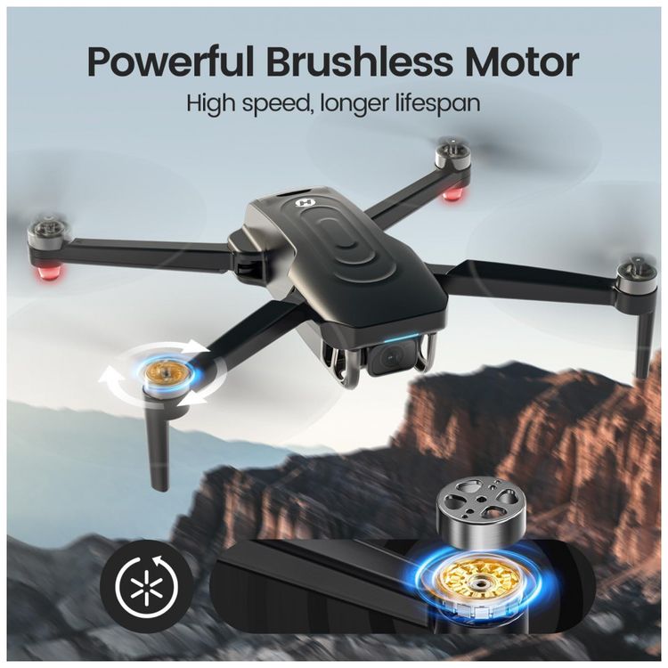 Drone-Holy-Stone-GPS-com-Camera-4K-EIS-para-Adultos-Imagem-3