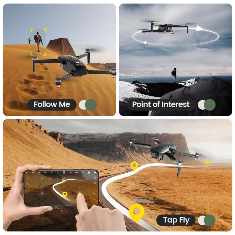 Drone-Holy-Stone-GPS-com-Camera-4K-EIS-para-Adultos-Imagem-6