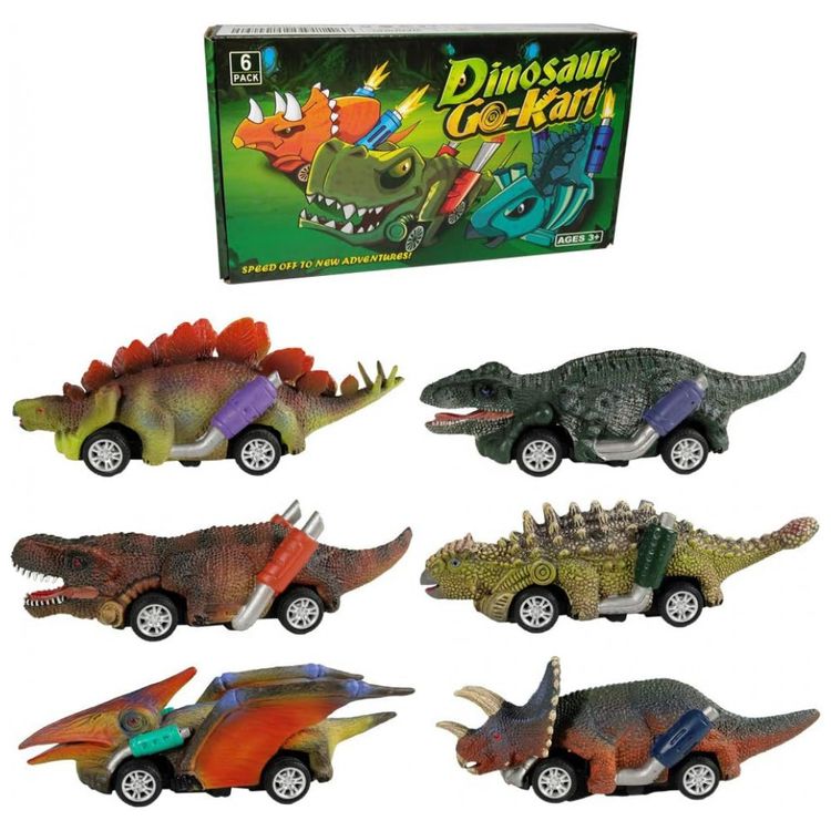 DINOBROS--Conjunto-de-6-Carros-de-Dinossauros-de-Puxar-Imagem-7