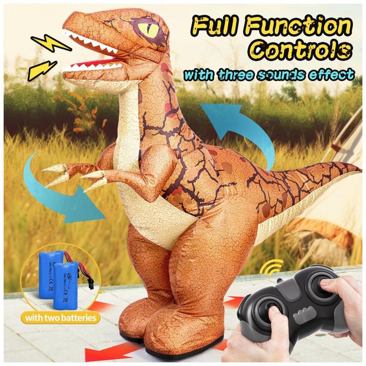 Brinquedo-de-Dinossauro-Inflavel-Controlado-por-Controle-Imagem-4