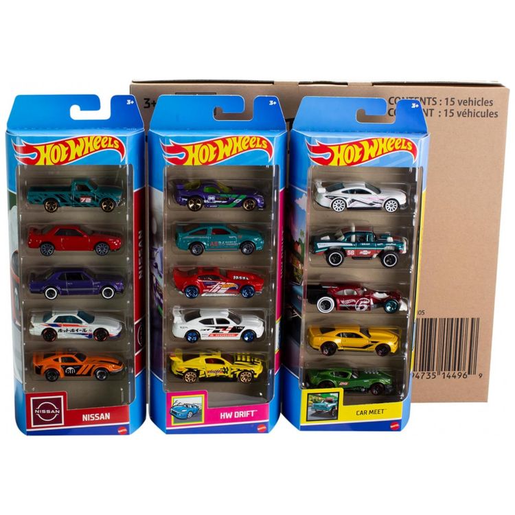 Kit-com-15-Carrinhos-Hot-Wheels-3-Temas-Diferentes-Imagem-3