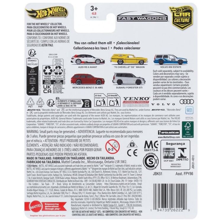 Hot-Wheels-Premium-Car-Culture-Fast-Wagons-164-Scale-DieCast-Imagem-8
