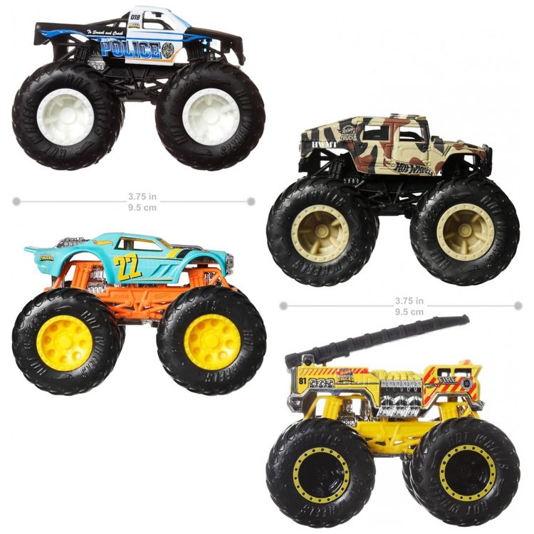 Brinquedo-Hot-Wheels-Monster-Trucks-Conjunto-de-4-Mini-Imagem-1