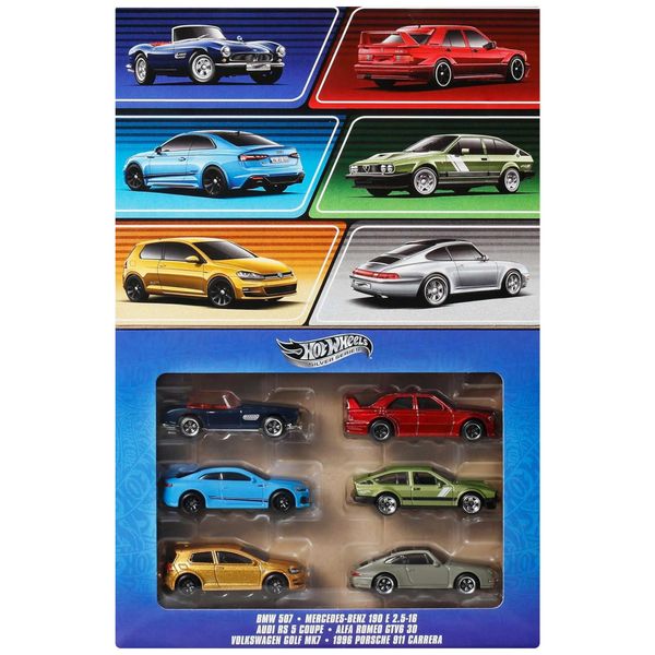 Conjunto-de-6-Carros-de-Brinquedo-Hot-Wheels-DieCast-em-Imagem-0