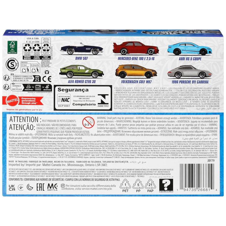 Conjunto-de-6-Carros-de-Brinquedo-Hot-Wheels-DieCast-em-Imagem-2