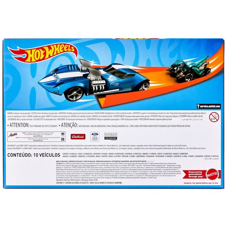 Conjunto-de-10-Miniaturas-de-Caminhoes-Hot-Wheels-Imagem-5