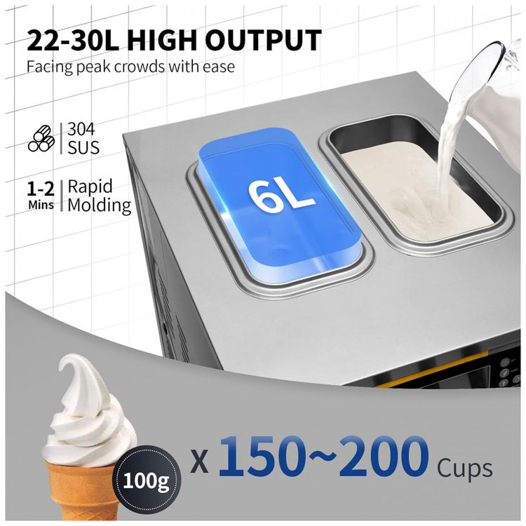 Maquina-de-Sorvete-Comercial-VEVOR-Producao-de-22-30LH-Imagem-2