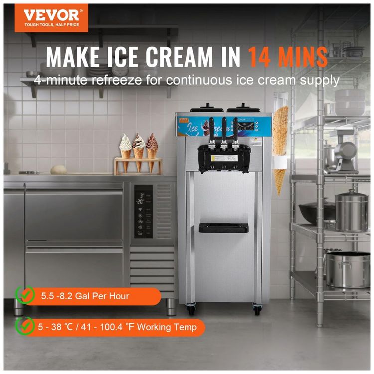 Maquina-de-Sorvete-Comercial-VEVOR-Producao-de-21L-por-Imagem-1