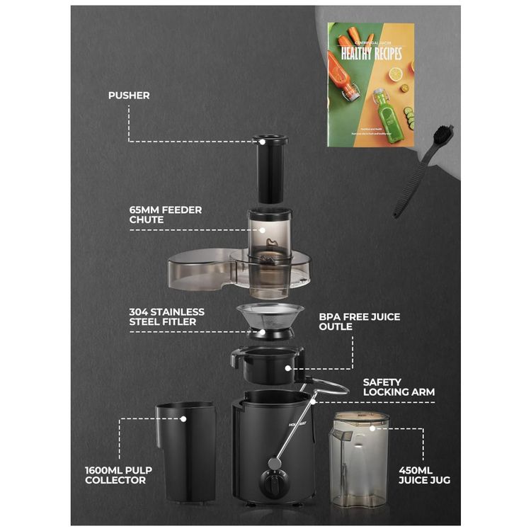 Extrator-de-Suco-HOUSNAT-para-Frutas-e-Vegetais-Inteiros-Imagem-5